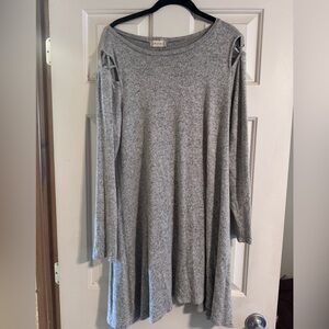 Altar’d State Cold Shoulder Sweater Dress